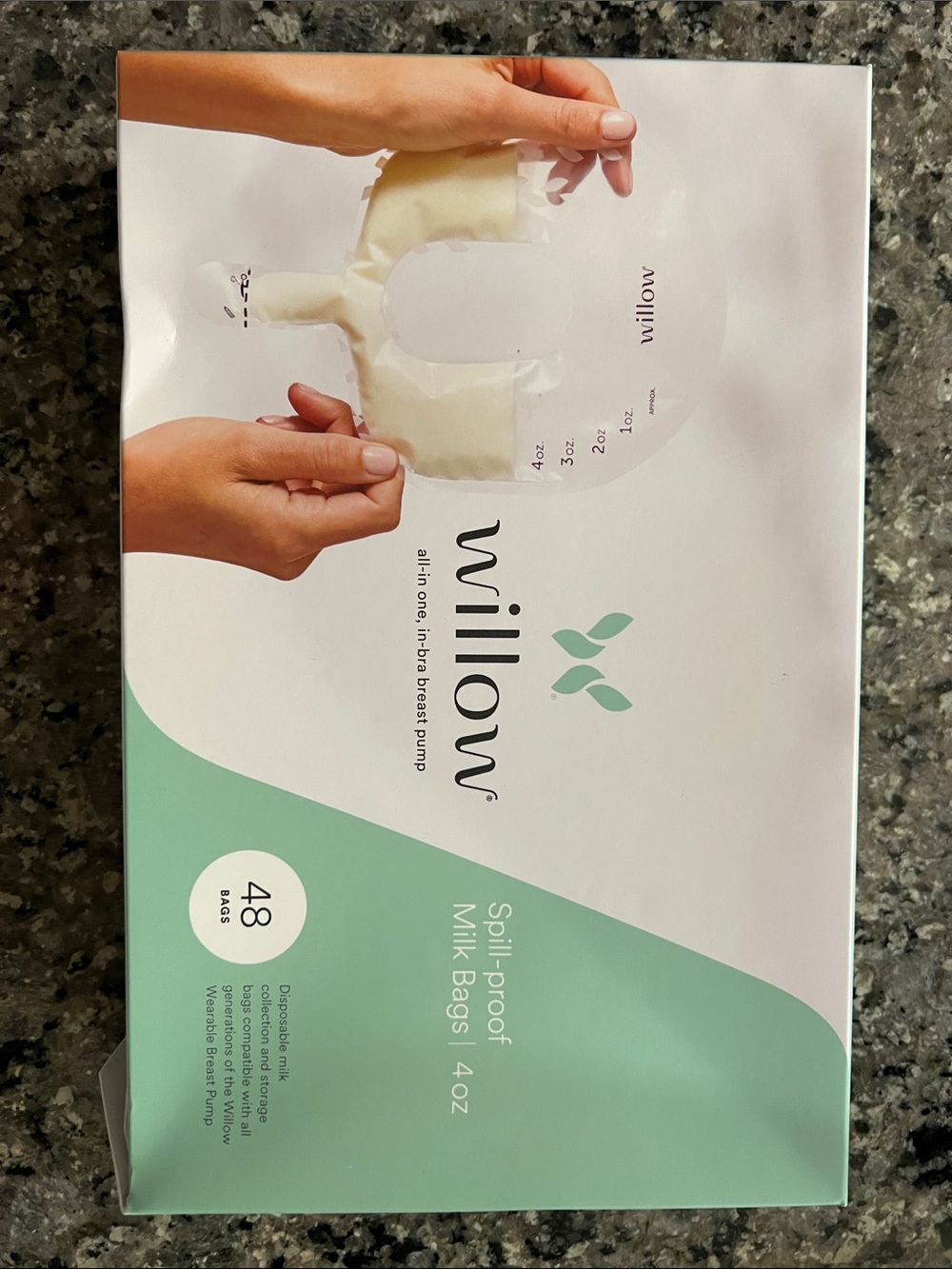 Willow Spill-proof Milk Bags - 4oz (48 count)